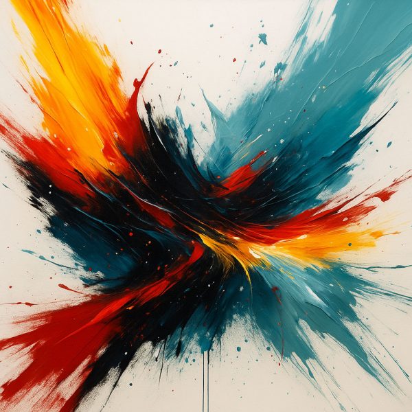 Fließende Farben