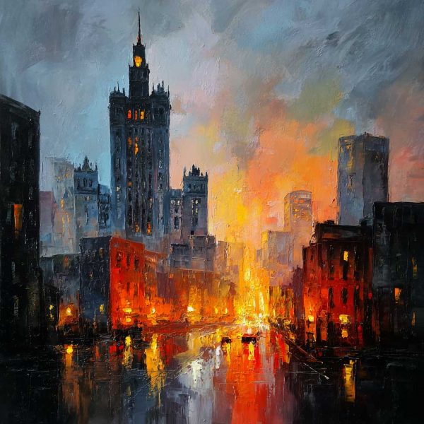 Originale europäische Stadtmauerkunst