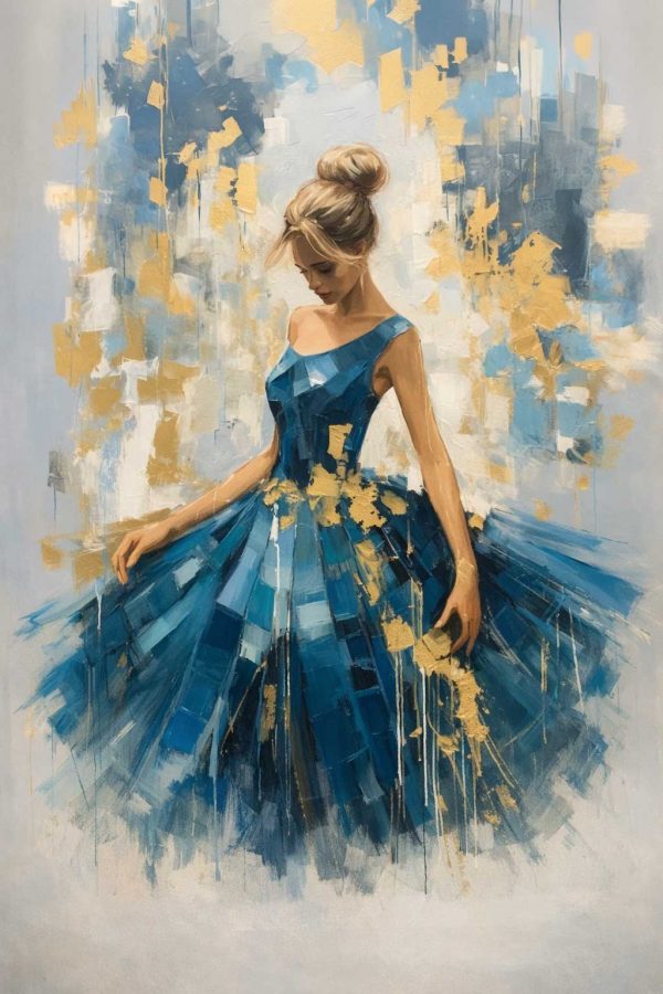 Die Eleganz in Blau und Gold