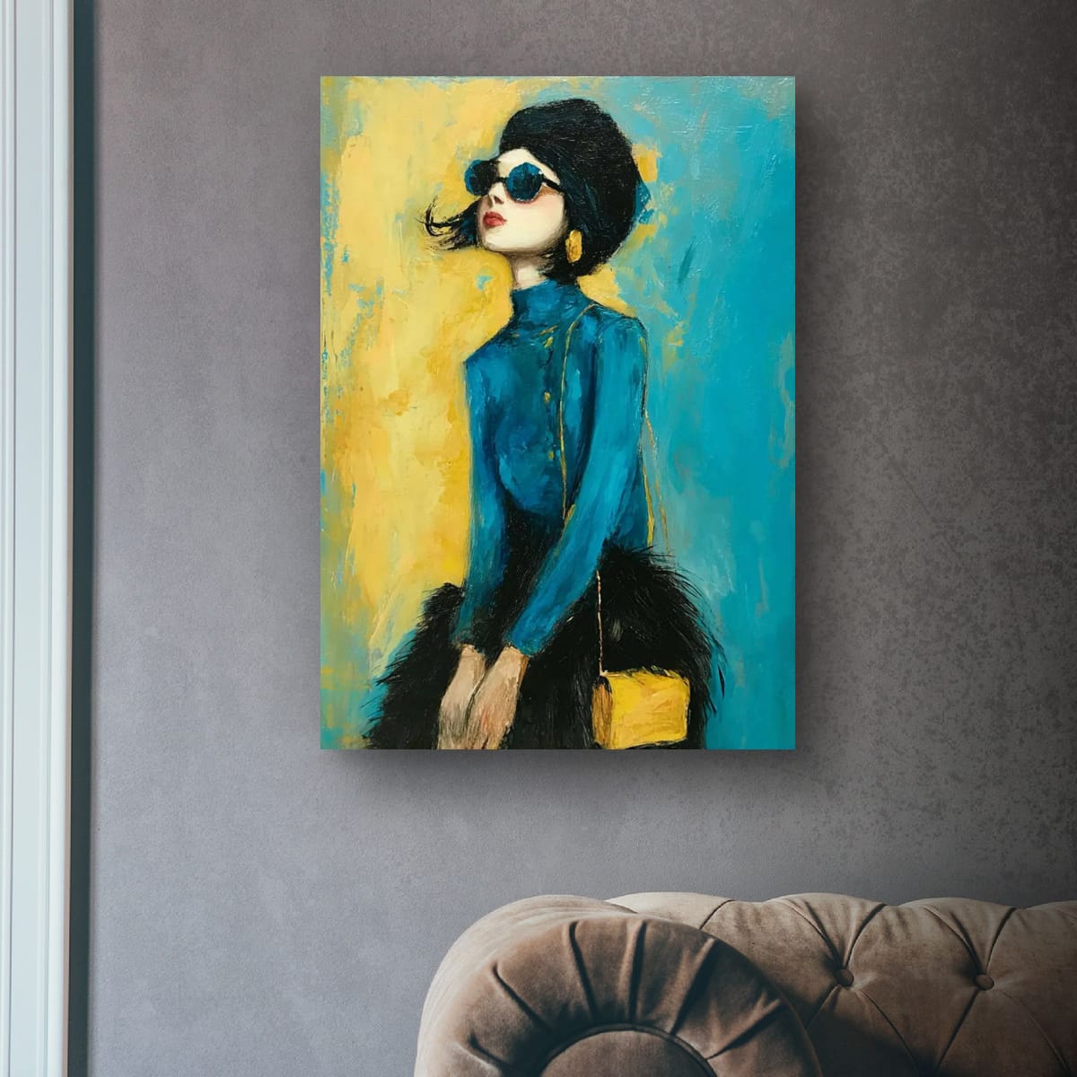 Moderne Eleganz in Türkis und Gold - Image 3