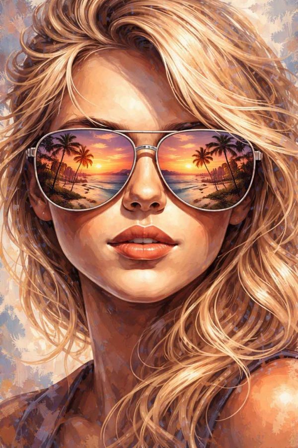 Blondes Mädchen