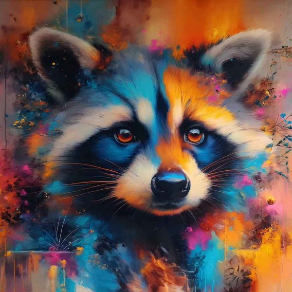 Urbaner Waschbär