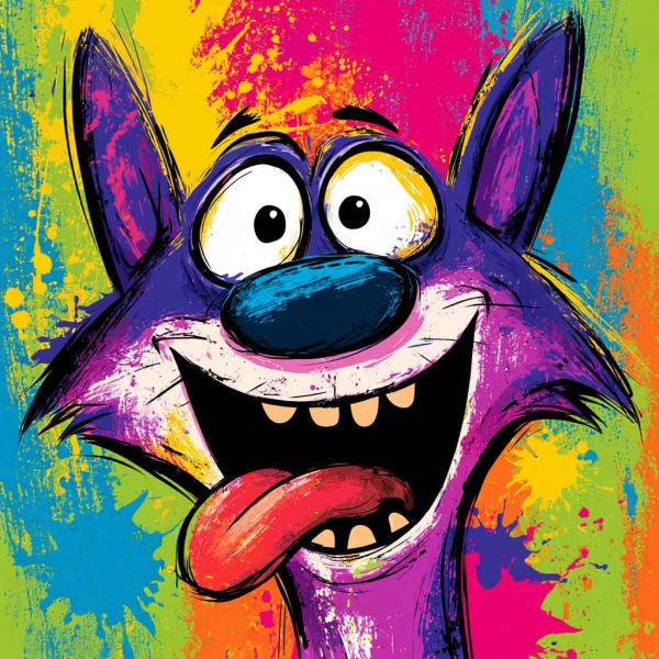 Der lustige Wolf