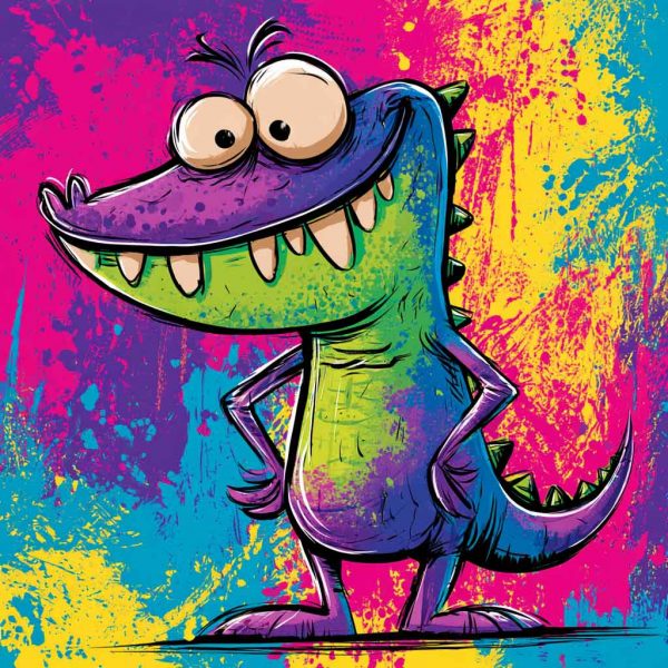 Das freche Krokodil